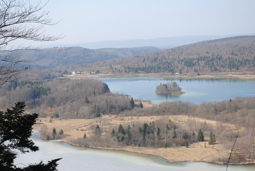 Auberge Du Herisson La Chaux-du-Dombief Bagian luar foto